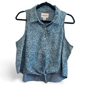 Lone star western Jean vest